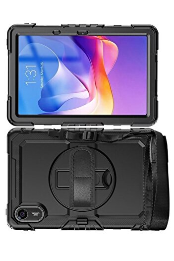 TEKNETSTORE Xiaomi Redmi Pad 2 11 Inch 2025 Tablet Case with Strap Stand Defender High Protection Armor Cover