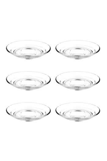 OCEAN By Styli 6-Piece Caffe Espresso Saucer Set