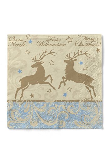 Mank Christmas table napkins, 3 layers, Tissue - Liroy / 33 x 33 cm / 100 pcs