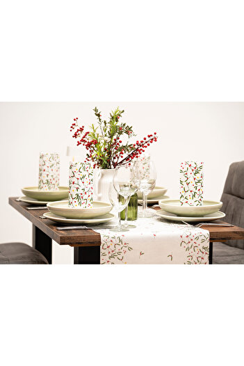 Mank Linclass festive table napkins - Leni / 40 x 40 cm / 50 pcs
