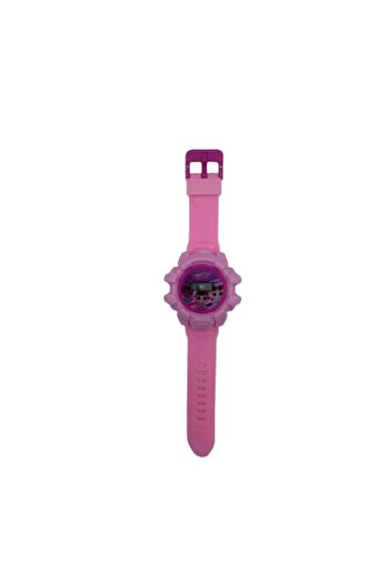 OEM Girls' Watch Set with Projector, Electronic LCD, Silicone Strap and Toy Phone, 21 cm, 3+ years