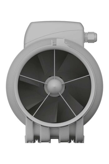 Venteurope MONSOON1602SP duct fan, diameter 159 mm, flow rate 570 m³/h, 50W, IP44, 2 speeds
