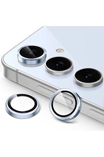 m.tk moveteck Samsung Galaxy S25 Fe Camera Protection Lens Protector Tempered Glass with Applicator Unbreakable Glass