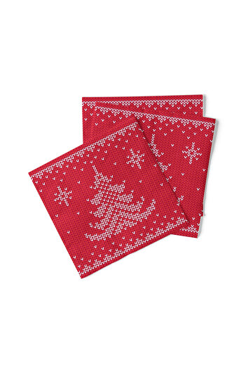 Mank Table napkins, 3 layers, Tissue - Ted / 33 x 33 cm / 100 pcs