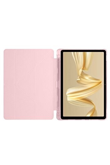TEKNETSTORE Huawei Matepad Pro 12.2 Inch Case Folding Pen Compartment Silicone Stand Smart Cover with Sleep Mode