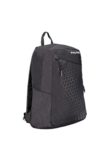 Police Lopiro Slim waterproof backpack, 15.6 inch, 15 x 30 x 45 cm, black/gray