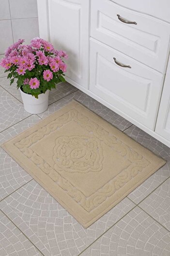 HOMEMOME Bath Mat 50X60 Ecru Color