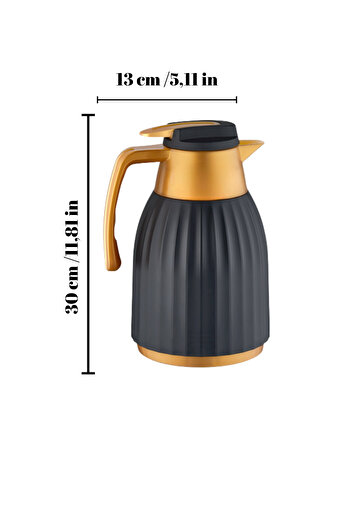 AiroBazar 1.5 Liter Double Glass Vacuum Thermos |   Heat Resistant, Keeps Warm & Cold for a Long Time