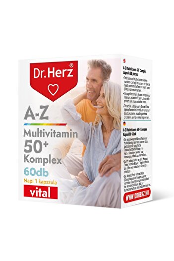 Dr Herz Capsule Multivitamine A-Z 50+ 60 buc