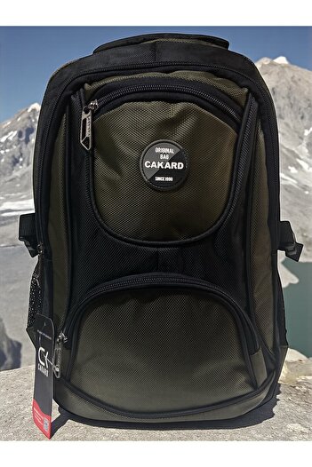 CAKARD Large Waterproof Thick Fabric Orthopedic Multi-Compartment School Trip Travel Camping Backpack 32Cmx47Cm