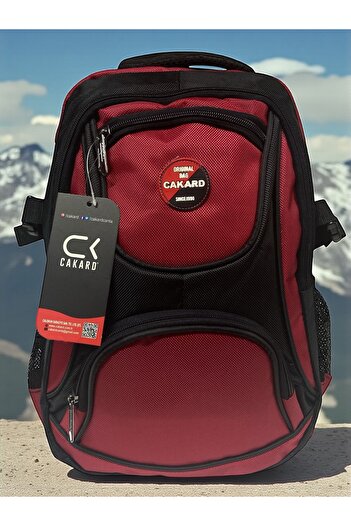 CAKARD Large Waterproof Thick Fabric Orthopedic Multi-Compartment School Trip Travel Camping Backpack 32Cmx47Cm
