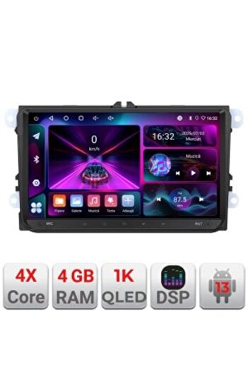Navigate Navigatie Skoda Seat VW Incell 9 inch 1K 4+64 carplay android auto radio internet Wifi 5Ghz