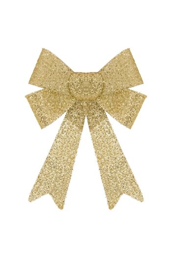 Maison du Paradis Gold Decorative Sleeve, Christmas Door Ornament with Glitter, 42 x 36 cm