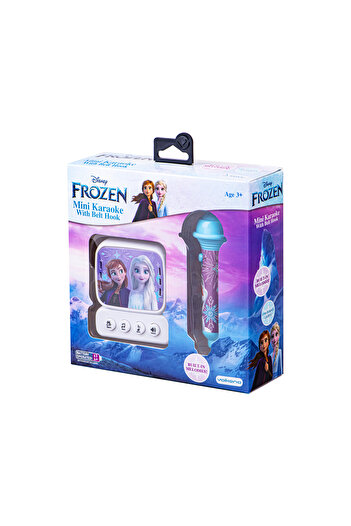 SMD-Volkano Disney Frozen Mini Karaoke Machine with Belt Hook, Speaker with BT Microphone, Voice Change Function