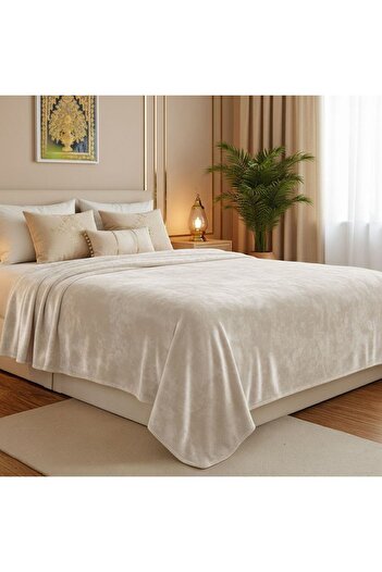 Roshen Cloud Home Blanket 1800g, double, plain, luxurious roll