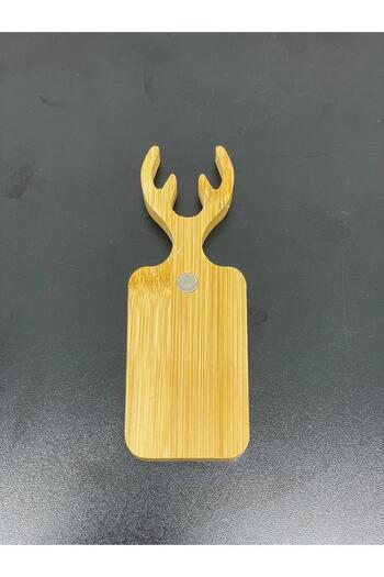 YzHome Bamboo Opener Soda Bottle Opener with Magnet Deer Model
