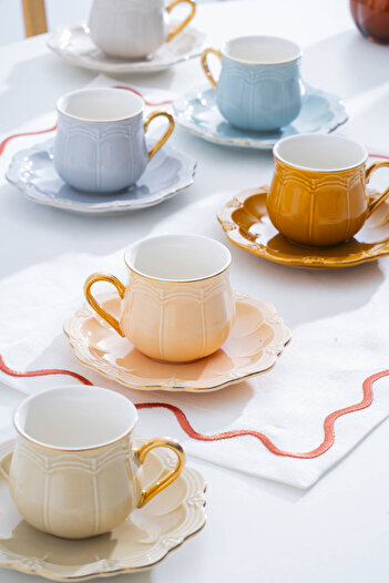 ACAR Attis 6-Person Coffee Cup Set - 90 ml