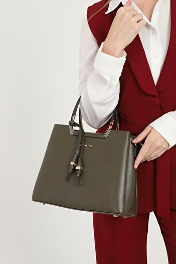 Silver Polo Silver & Polo Khaki Sp969 Women's Handbag