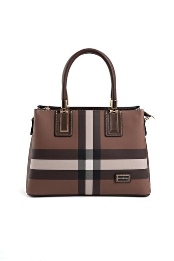 Silver Polo Silver & Polo Dark Brown Sp1000 Women's Handbag