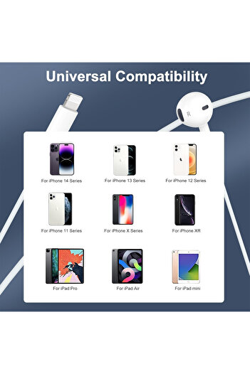 sopy Lightning Connector Earphones | Original Wired EarPods for iPhone
