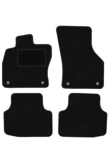 Other Black velour floor mats for: Skoda Octavia IV A7 sedan, station wagon, variant, liftback (2020-)