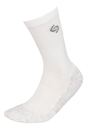 InMove Light Silver Socks with Silver Ions, white-light gray, 38-40