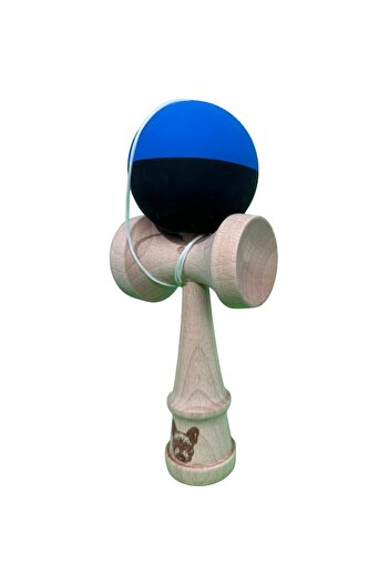 Flippy Kendama X Original, Flippy, 18 cm, Profesional, 9+ ani, Lemn, 2 culori (Albastru/Negru)