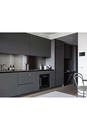 DEGE HOME Matte Anthracite Gray Adhesive Foil, 122 Cm. Kitchen, Bathroom, Countertop, Wall, Cabinet and Table Veneer