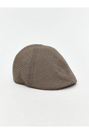 LC Waikiki Plaid Patterned Men's Cap Hat (W5)
