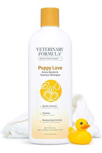 Veta Farm Veterinary Formula Puppy Love Extra Gentle Tearless Shampoo, 17 oz (Puppies 6+ weeks)