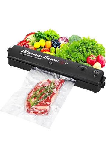 novim Vacuum Food Sealer | Includes 10 Bags | Ideal for Meat, Vegetables, and Fruit