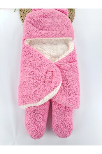 Butik Baby Girl Boy Swaddle Plush Blanket