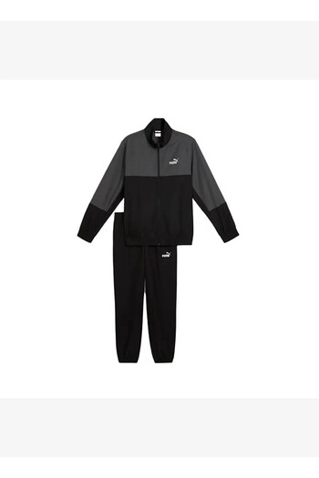 Puma Woven Colorblock Tracksuit Siyah Erkek Eşofman Takımı 688173-01
