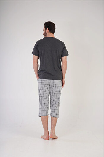 embody Men's cotton pyjamas, plus size, grey
