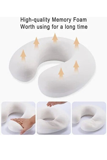 Generic U-shaped neck pillow is specially designed to provide comfort while traveling or relaxing. It is extremely soft.