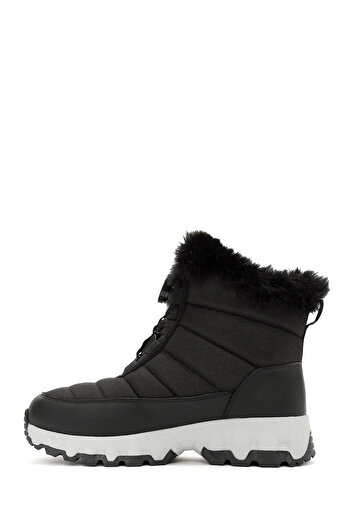 Derimod Dry Women's Black Lace-Up Thick Soled Waterproof Outdoor Boots 25Wfd490114