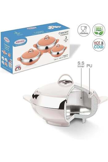 Generic Asian food container set / 3500 1500/2500 / ml