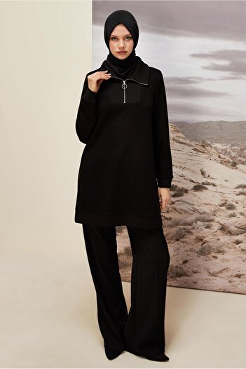 Alvina Zipped Collar Tracksuit Tunic 45287