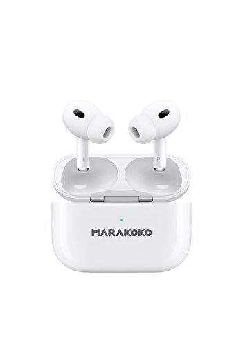 MARAKOKO Pro Bluetooth headphones with a comfortable ear design and rubber cushions. The Bluetooth headphones offer powerful, clear sound and a built-in microphone.