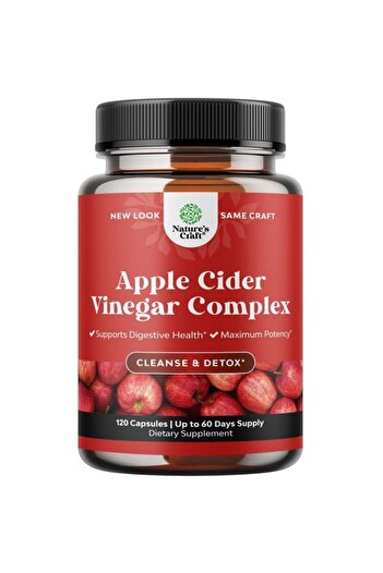 Natures Craft Cleansing Apple Cider Vinegar Capsules (60 Servings)