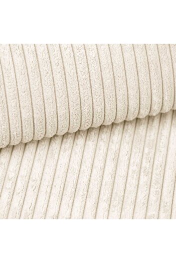 TUSI FABRICS Sofa upholstery fabric, Corduroy, POSO, 100 x 140 cm, Beige, 1 linear meter