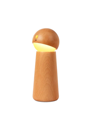 Generic GOOD Voice Activated Sensor Light | Voice Activated Rechargeable Night Light (Light Wood)