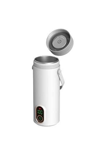 VVU&CCO Portable Rechargeable Electric Kettle 330ML | Travel-Friendly & Adjustable Temperature