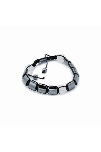 OEM Therapeutic Magnetic Bracelet | Magnetic Hematite | Rose Quartz