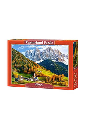 Castorland Puzzle 2000 pieces Church of ST. Magdalena Dolomites 200610