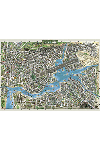 Heye Puzzle 2000 pieces City of Pop 29844