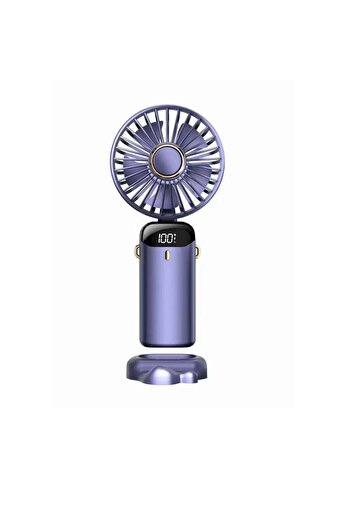 Generic USB Mini Handheld Fan 5 Speeds Rechargeable Cooling Electric Fan for Home Office Indoor Outdoor