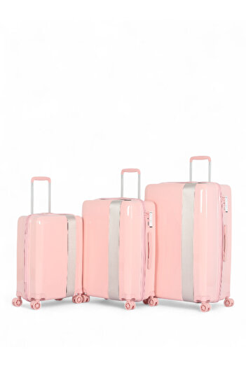 Bande à Part 3-piece travel bag set - shatterproof - stylish and durable made of polycarbonate material.
