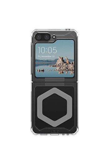 UAG Plyo Series case for Samsung Galaxy Z Flip5 - Ice Silver