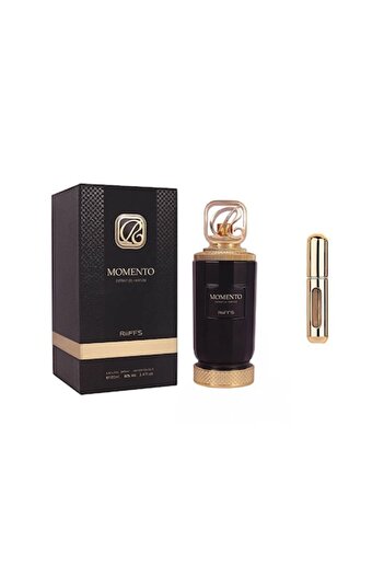Riiffs Momento, Extrait de Parfum, Unisex, 100 ml with 5 ml Refillable Kit